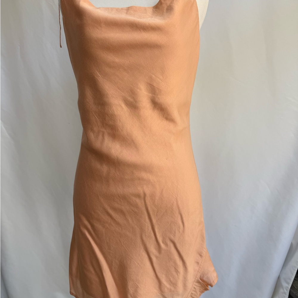 Le Lis Elegant Peach Slip Dress